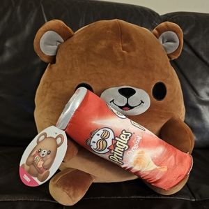 Zuru Snackles Terry Teddy Bear W/ Pringles 14" Jumbo Plush NWT